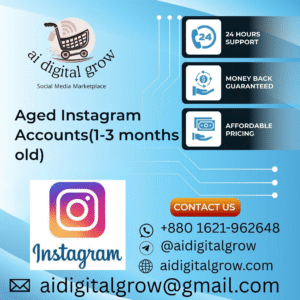 Aged Instagram Accounts(1-3 months old)